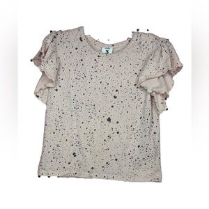 Stem (Nordstrom) Ruffle Sleeve Tee. Size 3. Great Condition
